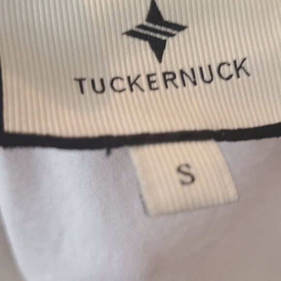 Tuckernuck Women's Pullover Blouse  3/4 SLeeve Collard White Size S Classic - Picture 7 of 7